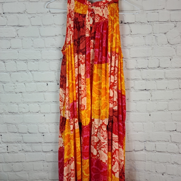 Ann Taylor Petite Patchwork Floral Maxi Dress - Picture 9 of 10